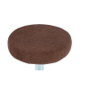Pokrowiec na taboret frotte czekoladowy 30-40cm